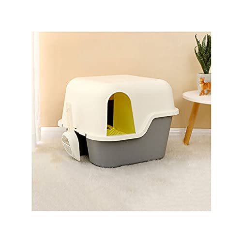 DALIZHAI777 Katzen WC Corridor-Stil-Wurf-Box Vollständig geschlossener großer Deodorant und sandsicherer Langer Gang-Katzen-Toilettenkatze-Vorräte Katzentoilette (Size : B) von liushop