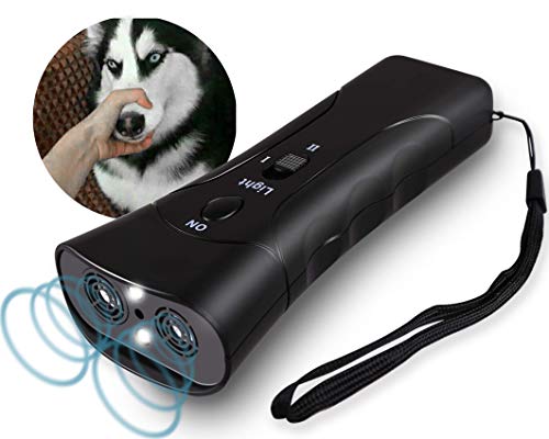 Ultraschall-Gerät für Hunde, kein Bellen, Ultraschall-Abschreckung für Hunde, 3-in-1 Streuhunde mit LED-Lichtern, für kleine, mittelgroße und große Hunde von DAMGOO