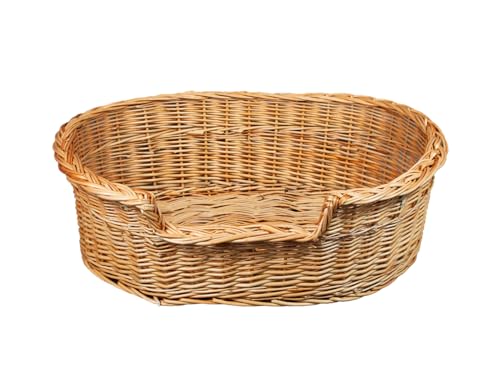 DAMIAN WIKLINA NATURALNE PRODUKTY Z DREWNA I WIKLINY Hundebett – Katzenbett – Hundeliege – Katzenliege – Katzenkorb – Hundekorb aus Weide – Hundekörbchen – BTH 63x46x13/19 cm – Kein Kissen DAMIAN WIKLINA NATURALNE PRODUKTY Z DREWNA I WIKLINY Hundebett – Katzenbett – Hundeliege – Katzenliege – Katzenkorb – Hundekorb aus Weide – Hundekörbchen – BTH 63x46x13/19 cm – Kein Kissen von Damian-Wiklina
