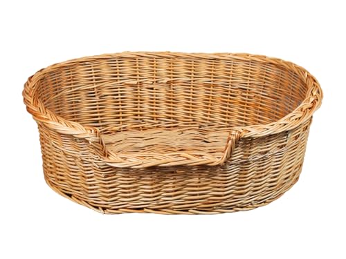 Damian-Wiklina Hundebett – Katzenbett – Hundeliege – Katzenliege – Katzenkorb – Hundekorb aus Weide – Hundekörbchen – BTH 75x54x14/21 cm – Kein Kissen Damian-Wiklina Hundebett – Katzenbett – Hundeliege – Katzenliege – Katzenkorb – Hundekorb aus Weide – Hundekörbchen – BTH 75x54x14/21 cm – Kein Kissen von Damian-Wiklina