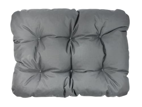 Damian-Wiklina Hundekissen – Katzenkissen – Größe 80 x 60 cm Grau Farbe – Hundebett – Katzenbett – Katzenmatte – Matratze für Hunde oder Katze – Waschbar von Damian-Wiklina