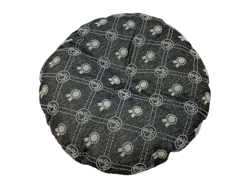 Hundekissen – Katzenkissen – rund Größe ⌀ 50 cm dunkelgrau Farbe – Hundebett – Katzenbett – Katzenmatte – Matratze für Hunde oder Katze – Waschbar – Ideal für Transportkörbe oder Tierbet Hundekissen – Katzenkissen – rund Größe ⌀ 50 cm dunkelgrau Farbe – Hundebett – Katzenbett – Katzenmatte – Matratze für Hunde oder Katze – Waschbar – Ideal für Transportkörbe oder Tierbet von Damian-Wiklina