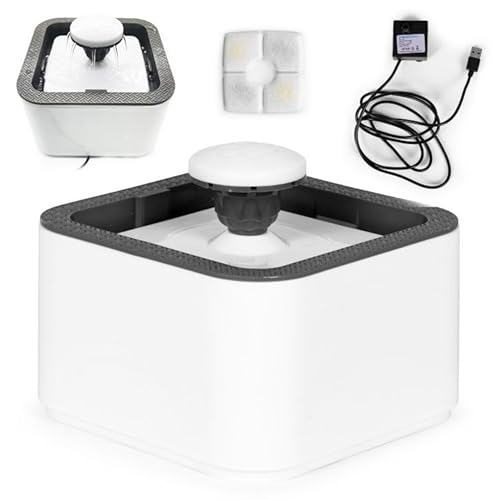 Automatischer Wasserspender mit Trinkbrunnen für Katzen und Hunde Automatischer Wasserspender mit Trinkbrunnen für Katzen und Hunde von DAMPF MIT STIL