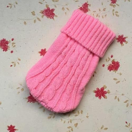 DANGAO Warmer Katzen-Strickpullover für Hundekleidung, einfarbig, Pullover, Welpen, Haustier, Katze, Pullover, Hemd, Kätzchen, Mantel für kleine Hunde DANGAO Warmer Katzen-Strickpullover für Hundekleidung, einfarbig, Pullover, Welpen, Haustier, Katze, Pullover, Hemd, Kätzchen, Mantel für kleine Hunde von DANGAO