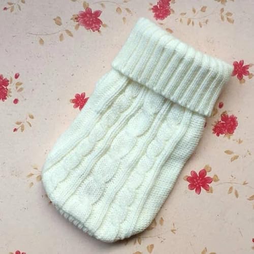 DANGAO Warmer Katzen-Strickpullover für Hundekleidung, einfarbig, Pullover, Welpen, Haustier, Katze, Pullover, Hemd, Kätzchen, Mantel für kleine Hunde DANGAO Warmer Katzen-Strickpullover für Hundekleidung, einfarbig, Pullover, Welpen, Haustier, Katze, Pullover, Hemd, Kätzchen, Mantel für kleine Hunde von DANGAO