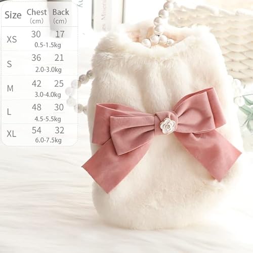 DANGAO Winter-Haustier-Hundekleidung, Warmer Baumwollmantel, für kleine, mittelgroße Hunde, Katze, weiche Weste, Welpen, Kätzchen, niedliche Kleidung DANGAO Winter-Haustier-Hundekleidung, Warmer Baumwollmantel, für kleine, mittelgroße Hunde, Katze, weiche Weste, Welpen, Kätzchen, niedliche Kleidung von DANGAO