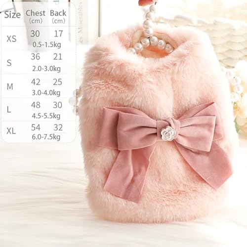 DANGAO Winter-Haustier-Hundekleidung, Warmer Baumwollmantel, für kleine, mittelgroße Hunde, Katze, weiche Weste, Welpen, Kätzchen, niedliche Kleidung DANGAO Winter-Haustier-Hundekleidung, Warmer Baumwollmantel, für kleine, mittelgroße Hunde, Katze, weiche Weste, Welpen, Kätzchen, niedliche Kleidung von DANGAO