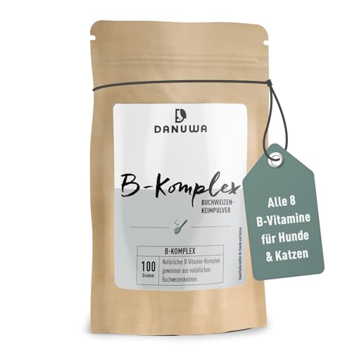 DANUWA Vitamin B Komplex für Hunde - Hochwertiger Vitamin-B-Komplex aus Buchweizenkeimlingen – Unterstützt Stoffwechsel & Vitalität – Pflanzlich & Natürlich DANUWA Vitamin B Komplex für Hunde - Hochwertiger Vitamin-B-Komplex aus Buchweizenkeimlingen – Unterstützt Stoffwechsel & Vitalität – Pflanzlich & Natürlich von DANUWA