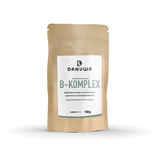 Danuwa B-Komplex aus Buchweizenkeimen 100g für Hunde u. Katzen von DANUWA