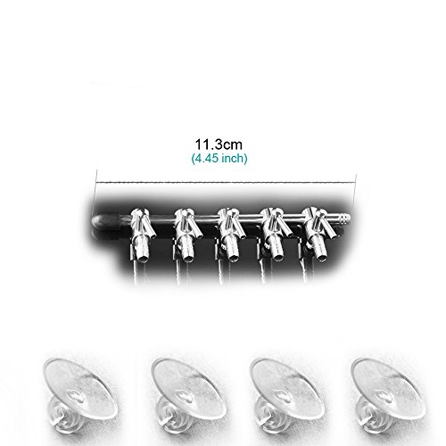 DANXQ 2-way 3-Way 4-Way 5-outlets Aquarium Stainless Steel Air Flow Control Lever Valve Distributor (5 Splitter) von DANXQ