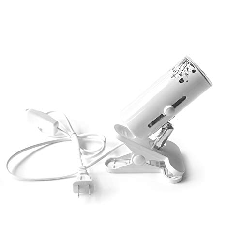 DANXQ Reptile Light Halter für Klammer Lampe Freie Rotation einstellbares Pet Habitat Light Mit 110V-240V 25W 50W UVA UVB-Strahlenbirne, Für rundes oder eckiges Terrarium (110-240V Holder) von DANXQ