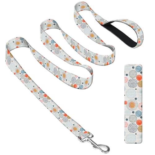 DAORJWL Hundeleine mit Neoprengriff, Hundetrainingsleine, 1,8 m, niedlich, langlebig, Polyester, für mittelgroße und große Hunde, Boho, rund DAORJWL Hundeleine mit Neoprengriff, Hundetrainingsleine, 1,8 m, niedlich, langlebig, Polyester, für mittelgroße und große Hunde, Boho, rund von DAORJWL