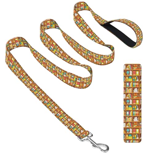 DAORJWL Hundeleine mit Neoprengriff, Hundetrainingsleine, 1,8 m, niedlich, langlebig, Polyester, für mittelgroße und große Hunde, niedliche Boolsheelves DAORJWL Hundeleine mit Neoprengriff, Hundetrainingsleine, 1,8 m, niedlich, langlebig, Polyester, für mittelgroße und große Hunde, niedliche Boolsheelves von DAORJWL
