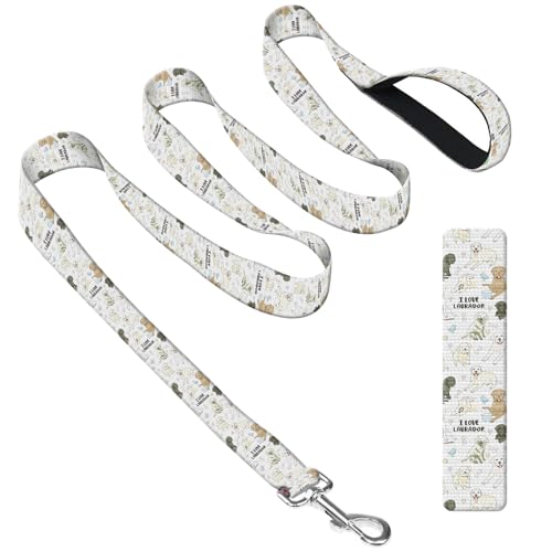 DAORJWL Hundeleine mit Neoprengriff, Hundetrainingsleine, 1,8 m, niedlich, langlebig, Polyester, für mittelgroße und große Hunde, niedliche weiße Hunde DAORJWL Hundeleine mit Neoprengriff, Hundetrainingsleine, 1,8 m, niedlich, langlebig, Polyester, für mittelgroße und große Hunde, niedliche weiße Hunde von DAORJWL