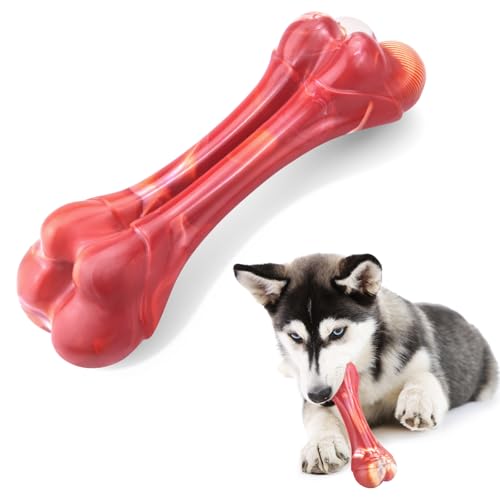 DAOZIJI Unzerstörbares Hundespielzeug für aggressive Kauer, mittelgroße Rassen, robuste Hundekauknochen für aggressive Kauer, interaktives Nylon-Kauknochen für Langeweile, langlebiges Hundespielzeug, DAOZIJI Unzerstörbares Hundespielzeug für aggressive Kauer, mittelgroße Rassen, robuste Hundekauknochen für aggressive Kauer, interaktives Nylon-Kauknochen für Langeweile, langlebiges Hundespielzeug, von DAOZIJI
