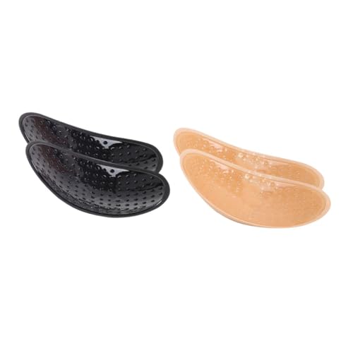 Schulterpolster for Damen, 2 Paar Schulterpolster, selbstklebendes Schulterpolster, Schwarze Kleidung for Damen, Schultergurt, Schulter-Push-up-Lösung, Silikonpolster for Herren Schulterpolster for Damen, 2 Paar Schulterpolster, selbstklebendes Schulterpolster, Schwarze Kleidung for Damen, Schultergurt, Schulter-Push-up-Lösung, Silikonpolster for Herren von DARANCA