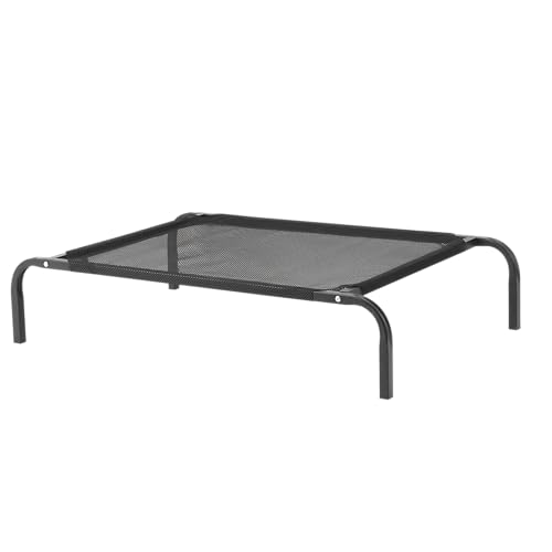 93cm X 56cm X 20cm Hundeliege Erhöhtes Hund Haustierbett Hundeliege Outdoor/Indoor Grosse Hunde aus Waschbar & Dauerhaft Textilene Netzstoff Kühlendes erhöhtes Haustierbett schwarz 93cm X 56cm X 20cm Hundeliege Erhöhtes Hund Haustierbett Hundeliege Outdoor/Indoor Grosse Hunde aus Waschbar & Dauerhaft Textilene Netzstoff Kühlendes erhöhtes Haustierbett schwarz von DARDVORLAG