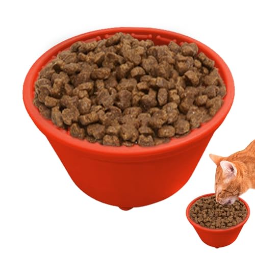 DASHIELL Katzen-Puzzle-Futternapf, Slow-Food-Napf für kleine Hunde | Slow-Food-Eimer für Haustiere,Anreicherungsspielzeug für Hunde, Futternapf für gesunde Ernährung, interaktives Hundespielzeug, von DASHIELL