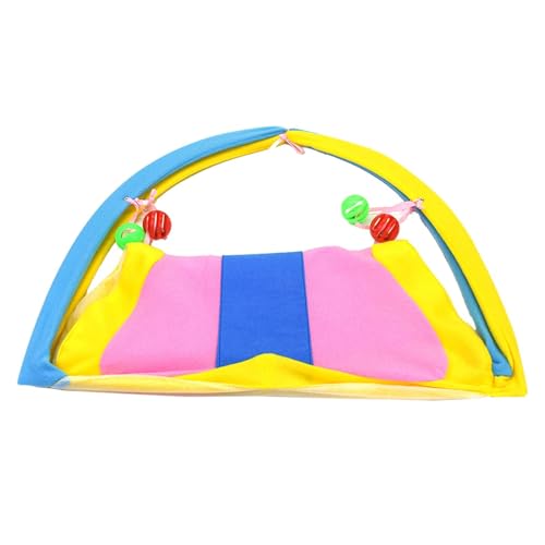 DASHIELL Katzenzelt für den Innenbereich, Spielzelt, Matte mit Glocken, Katzen-Aktivitätszentrum, zusammenklappbares Haustierzelt, Bett, Spielzeug, interaktiv, bunt und verschleißfest, für Training, DASHIELL Katzenzelt für den Innenbereich, Spielzelt, Matte mit Glocken, Katzen-Aktivitätszentrum, zusammenklappbares Haustierzelt, Bett, Spielzeug, interaktiv, bunt und verschleißfest, für Training, von DASHIELL