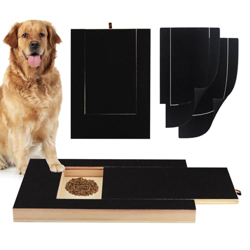 Kratzbrett für Hunde mit Leckerlibox 35x25x3cm, Scratch Pad für Nägel, Stressfreies Haustier Nagelfeilenbrett, Alternative Krallenschleifer für Hunde Nagelpflege Kratzbrett für Hunde mit Leckerlibox 35x25x3cm, Scratch Pad für Nägel, Stressfreies Haustier Nagelfeilenbrett, Alternative Krallenschleifer für Hunde Nagelpflege von DASHUAIGE