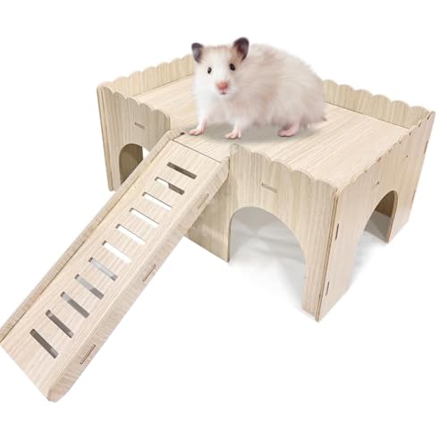 DASIAUTOEM Meerschweinchen Haus mit Rampe 4 Eingänge, Holzhaus, Spielzeug Meerschweinchen Zubehoer Kaninchenhaus, Nagerhaus Meerschweinchen Häuser, 38 x 24 x 18 cm DASIAUTOEM Meerschweinchen Haus mit Rampe 4 Eingänge, Holzhaus, Spielzeug Meerschweinchen Zubehoer Kaninchenhaus, Nagerhaus Meerschweinchen Häuser, 38 x 24 x 18 cm von DASIAUTOEM
