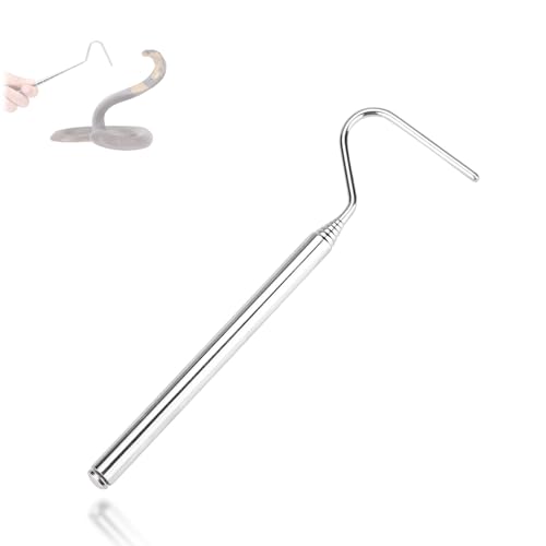Schlangen Haken Ausziehbarer Schlangenfänger mit Griff , 16 . 5 68cm Stilvoll Retractable Schlangenhaken Tragbarer Edelstahl Snake Hook Teleskop Schlangenhaken Für Klein Schlangenreptil von DAUERHAFT