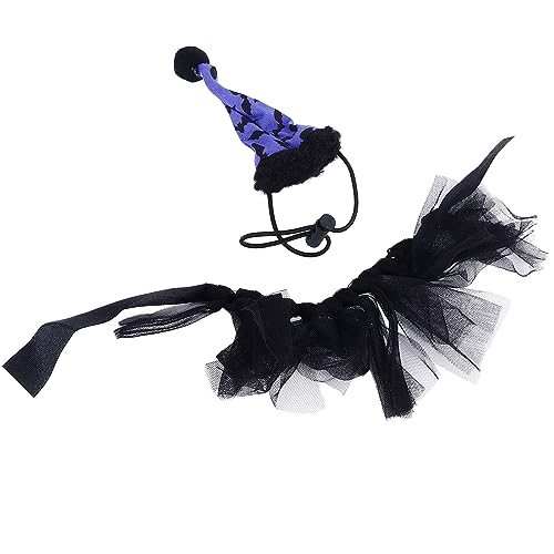 DAUZ Reptilien-Halloween-Kostüm, Schwarzes Netzkleid, Einfach zu Tragen, Innovative Lustige Spitze Hornhut-Eidechsen-Kleidung für Halloween-Party von DAUZ