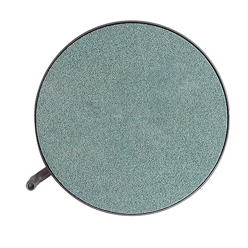 DAUZ Runder Blasendiffusor für Aquarien, Waschbare Sauerstoff-Aquarium-Luftsteinscheibe, Effizient für Luftpumpe (98mm) von DAUZ