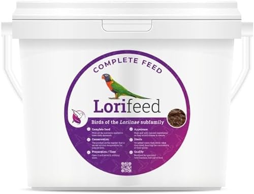 Lorifeed - Kompletter Loris-Nektar 10 kg - Futter für nektarfressende Vögel - Natürliche Formel - Premium-Qualität und Verdauungsgesundheit - Davianfeed von DAVIANFEED