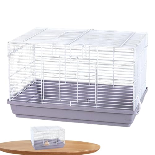 DAWCBVJQ 47x30x30 cm Nagerkäfig Kleintierkäfig Großer Hamsterkäfig Chinchilla Cage Hedgehog Cage Drahtkäfigkörpe ABS Chassis Gründung Zu Hause,Belüftete Lebensraum Für Kleine Tier von DAWCBVJQ