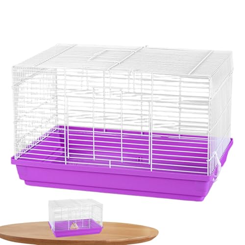 DAWCBVJQ 47x30x30 cm Nagerkäfig Kleintierkäfig Großer Hamsterkäfig Chinchilla Cage Hedgehog Cage Drahtkäfigkörpe ABS Chassis Gründung Zu Hause,Belüftete Lebensraum Für Kleine Tier von DAWCBVJQ