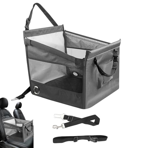 DAWCBVJQ Auto-Hundesitz | Haustier-Sitzerhöhung | tragbarer Welpen-Booster-Autositz für Outdoor-Reisen, wasserdichter Fahrzeugrücksitz Kätzchenbett von DAWCBVJQ