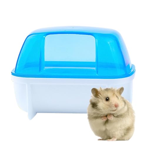 DAWCBVJQ Hamster-Sandbadbehälter, Hamstertoilette, Chinchilla-Staubbadhaus, abnehmbares Hamsterbad, Hamster-Klo, stabile Hamster-Badewanne, Toilette für Zwerghamster/Chinchilla DAWCBVJQ Hamster-Sandbadbehälter, Hamstertoilette, Chinchilla-Staubbadhaus, abnehmbares Hamsterbad, Hamster-Klo, stabile Hamster-Badewanne, Toilette für Zwerghamster/Chinchilla von DAWCBVJQ