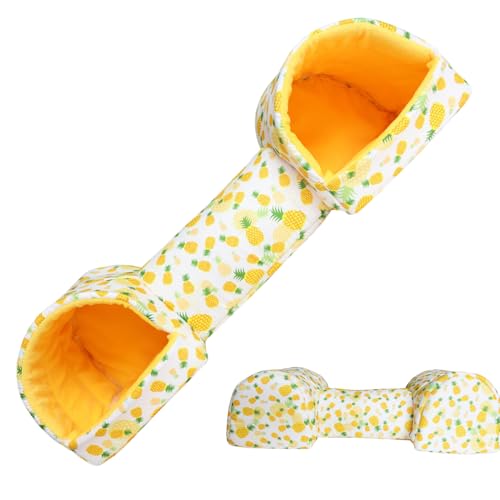 DAWCBVJQ Hamster Tunnel Bett - Waschbare Nagetierröhren Spielzeug Mit rutschfest - Käfig Zubehör Für Chinchillas Kaninchen Frettchen DAWCBVJQ Hamster Tunnel Bett - Waschbare Nagetierröhren Spielzeug Mit rutschfest - Käfig Zubehör Für Chinchillas Kaninchen Frettchen von DAWCBVJQ