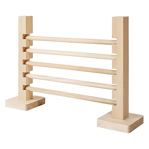 DAWCBVJQ Kaninchen Sprungstange Sprungstangen Hindernisspiel Kaninchen Hindernisspiel Einfach Zu Montierendes Für Haustiertraining HöhenverstellbareTrainingshürden Multifunktionales Kleintierspielzeug von DAWCBVJQ