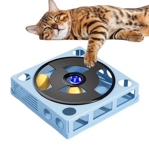 DAWCBVJQ Katzen-Puzzle-Spielzeug, Leckerli-Puzzle-Spielzeug für Katzen | Strategiespiel Cat Treat Puzzle Maze Box - Interaktives Phonographen-Katzenspielzeug, DAWCBVJQ Katzen-Puzzle-Spielzeug, Leckerli-Puzzle-Spielzeug für Katzen | Strategiespiel Cat Treat Puzzle Maze Box - Interaktives Phonographen-Katzenspielzeug, von DAWCBVJQ