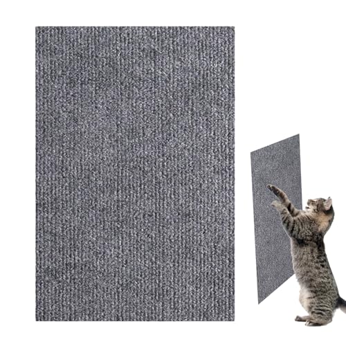 DAWCBVJQ Katzenkratzmatten, Katzenkratzteppich - Selbstklebende Kratzteppichmatte für Katzen - Katzenkratzunterlage, Flacher Katzenkratzer, einfacher Polsteraustausch für Kratzbaumregale von DAWCBVJQ