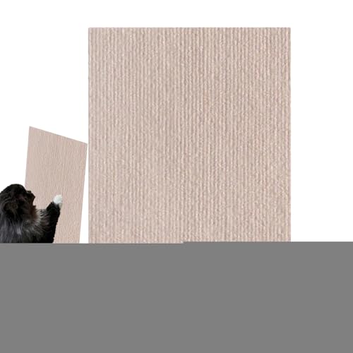 DAWCBVJQ Kratzmatte für Katzen, Kratzmatte für Katzen, Selbstklebende zuschneidbare Katzenmatte, Katzenkratzunterlage, Flacher Katzenkratzer, einfacher Polsteraustausch für Kratzbaumregale von DAWCBVJQ