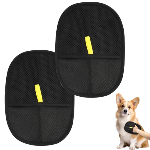 DAWRIS 2 Stück Doppelseitige Fellpflegehandschuh für Pets, Antistatische Massagehandschuh Katzen und Hunde, Wiederverwendbare Tierhaarentferner Handschuh, zum Waschen, Hair Removal, Fellpflege DAWRIS 2 Stück Doppelseitige Fellpflegehandschuh für Pets, Antistatische Massagehandschuh Katzen und Hunde, Wiederverwendbare Tierhaarentferner Handschuh, zum Waschen, Hair Removal, Fellpflege von DAWRIS