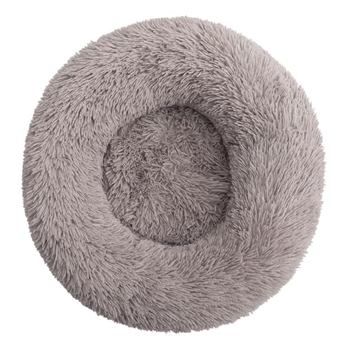 DAYKETNE Donut-Hundebett, Groß, Waschbares Katzen-/Kätzchenbett, D: 40–120 cm, Einfarbiger, Flauschiger Plüsch-Hundekorb mit Rutschfester Unterseite,Brown-50CM DAYKETNE Donut-Hundebett, Groß, Waschbares Katzen-/Kätzchenbett, D: 40–120 cm, Einfarbiger, Flauschiger Plüsch-Hundekorb mit Rutschfester Unterseite,Brown-50CM von DAYKETNE
