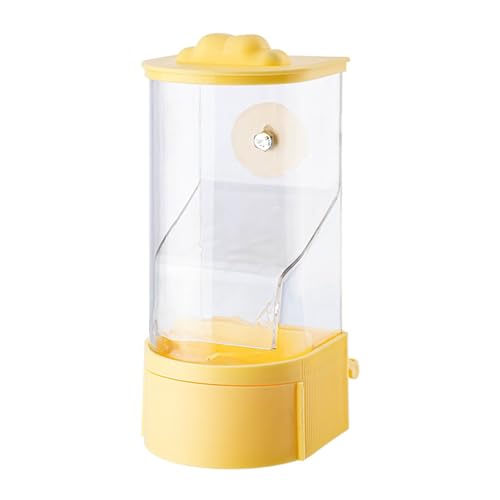 Automatischer Futterspender für Vögel, Kunststoff, Futterhalter, zum Aufhängen, für Vogelkäfig, für kleine Vögel und Papageien von DAYnagh
