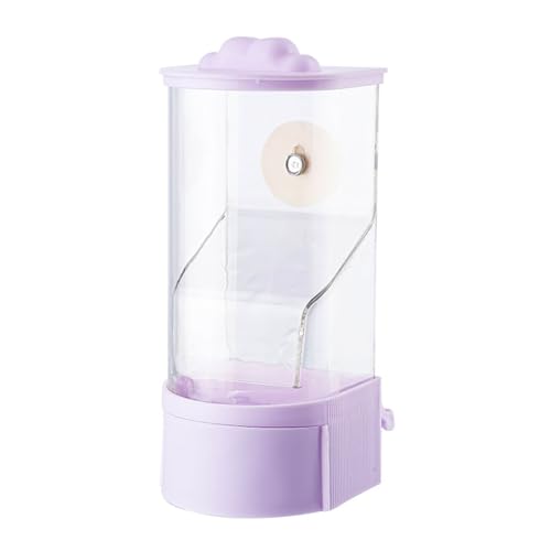 Automatischer Futterspender für Vögel, Kunststoff, Futterhalter, zum Aufhängen, für Vogelkäfig, für kleine Vögel und Papageien von DAYnagh