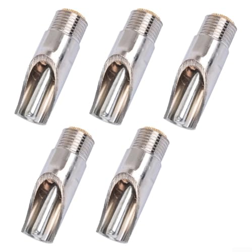 Kontinuierlicher Wasserfluss für Schweine, Nippeltränke, Edelstahl, 5er-Set (verzinktes Eisen) von DAZZLEEX