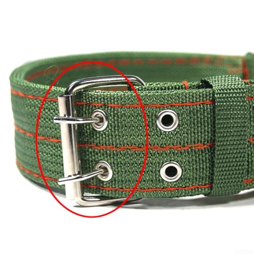 Robustes Leinen-Halsband, verstellbare Länge und sicher (großes Schafhalsband) von DAZZLEEX