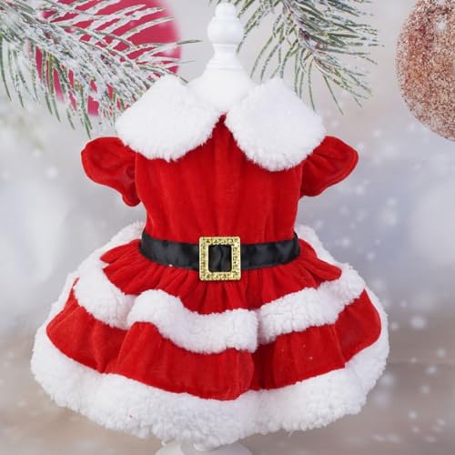 Stilvolles rotes Samt-Hunde-Outfit, perfekte Wahl für Feiertage, Partys und den Alltag, Größe S Stilvolles rotes Samt-Hunde-Outfit, perfekte Wahl für Feiertage, Partys und den Alltag, Größe S von DAZZLEEX