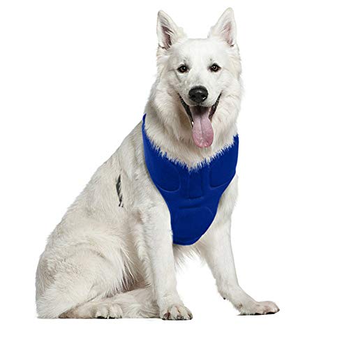 DC CLOUD Cooling Jacket for Dogs Dog Vest Summer Cooling Vest for Dogs Einfach Zu Bedienendes Atmungsaktives Wabengewebe Schnelle KüHlung Verstellbare Schnalle von DC CLOUD