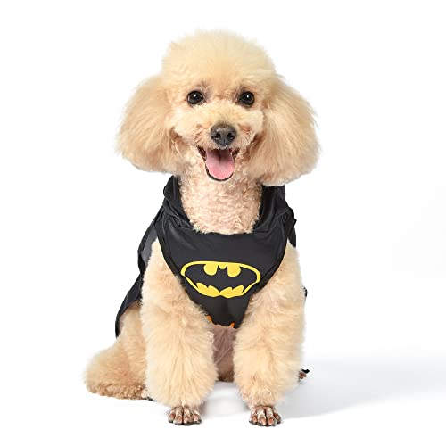 DC Comics Batman Hunde-Kostüm, Größe XS | Bestes DC Comics Batman Halloween Kostüm für kleine Hunde | Lustige Hunde-Kostüme | Offizielles Batman-Kostüm für Haustiere Halloween von DC Comics