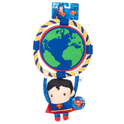 DC Comics Superman 20,3 cm Zerr- und Kauspielzeug für Hunde, offiziell lizenziertes DC Super Heroes Haustierprodukt DC Comics Superman 20,3 cm Zerr- und Kauspielzeug für Hunde, offiziell lizenziertes DC Super Heroes Haustierprodukt von DC Comics