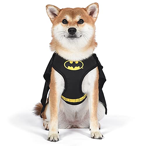 DC Comics for Pets Batman Dog Harness, Large | Soft and Comfortable No Pull Harness for Dogs, Dog Batman Costume | Cute Dog Harness, Dog Halloween Costume, Batman Harness, Puppy Harness, Pet Harness von DC Comics