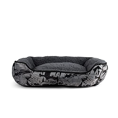 DC Comics for Pets Batman Vintage Kuscheltier Hundebett | Weiches und bequemes Superhelden-gemütliches Kuschel-Hundebett für Haustiere | Erhöhtes Hundebett für alle Hunde, 24 x 19 x 8 cm DC Comics for Pets Batman Vintage Kuscheltier Hundebett | Weiches und bequemes Superhelden-gemütliches Kuschel-Hundebett für Haustiere | Erhöhtes Hundebett für alle Hunde, 24 x 19 x 8 cm von DC Comics
